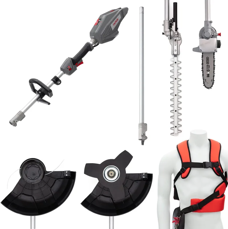 Bosch 36V 4-in-1 accu-multitool IB-MT 36 met grastrimmer, bosmaaier, telescopische heggenschaar en hoogsnoeier – excl accu en oplader von IKRA – Produktbild