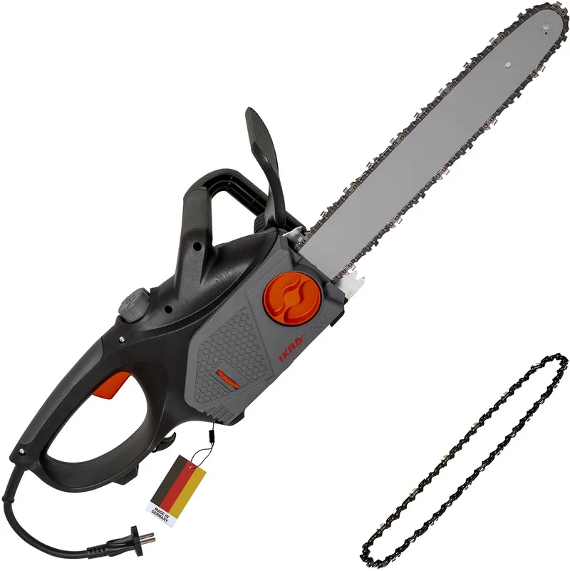 elektrische kettingzaag KSE 2400-40, inclusief reserveketting, 2.400 W, zaagblad 40 cm – geproduceerd in Duitsland von IKRA – Produktbild