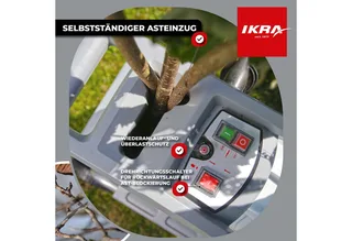 elektrische rolversnipperaar ILH 2800, stil en onderhoudsarm, takdikte tot 44 mm met Bypass-snoeischaar de IKRA – image du produit 4 sur 5