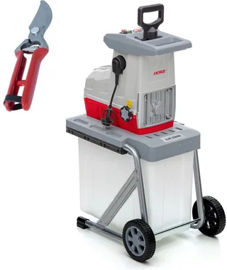 elektrische rolversnipperaar ILH 2800, stil en onderhoudsarm, takdikte tot 44 mm met Bypass-snoeischaar de IKRA – image du produit 1 sur 5