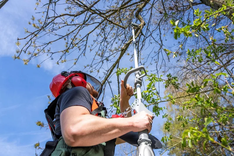 multitool IBKH 52-1 4-in-1: bosmaaier, grastrimmer, heggenschaar en hoogsnoeier de IKRA – image du produit 4 sur 5