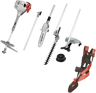 multitool IBKH 52-1 4-in-1: bosmaaier, grastrimmer, heggenschaar en hoogsnoeier de IKRA – image du produit 1 sur 5
