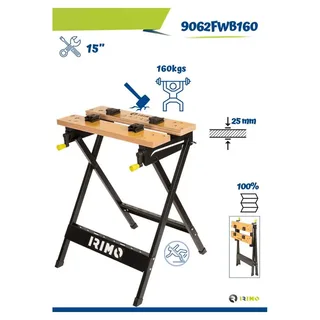 Établi 15x61x90 Cm de Irimo – image du produit 5 sur 5