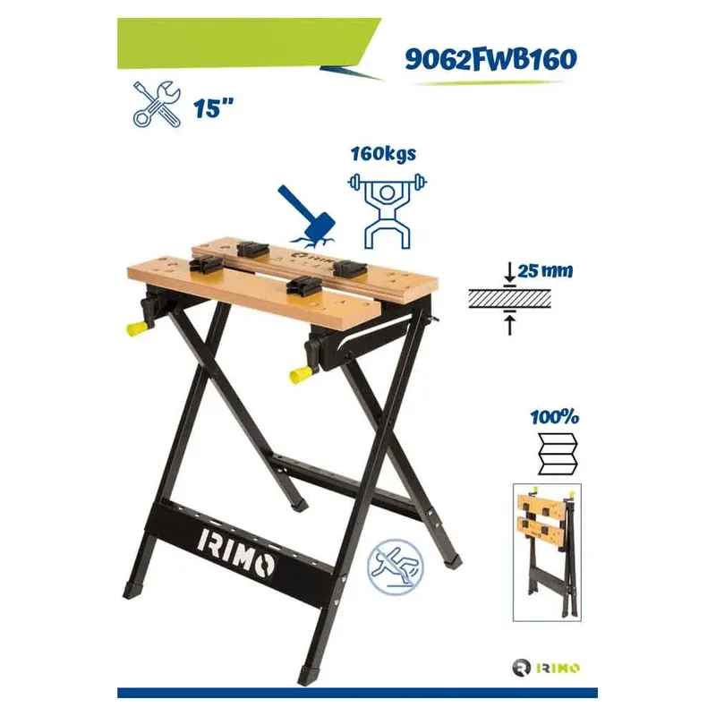 Établi 15x61x90 Cm de Irimo – image du produit 5 sur 5