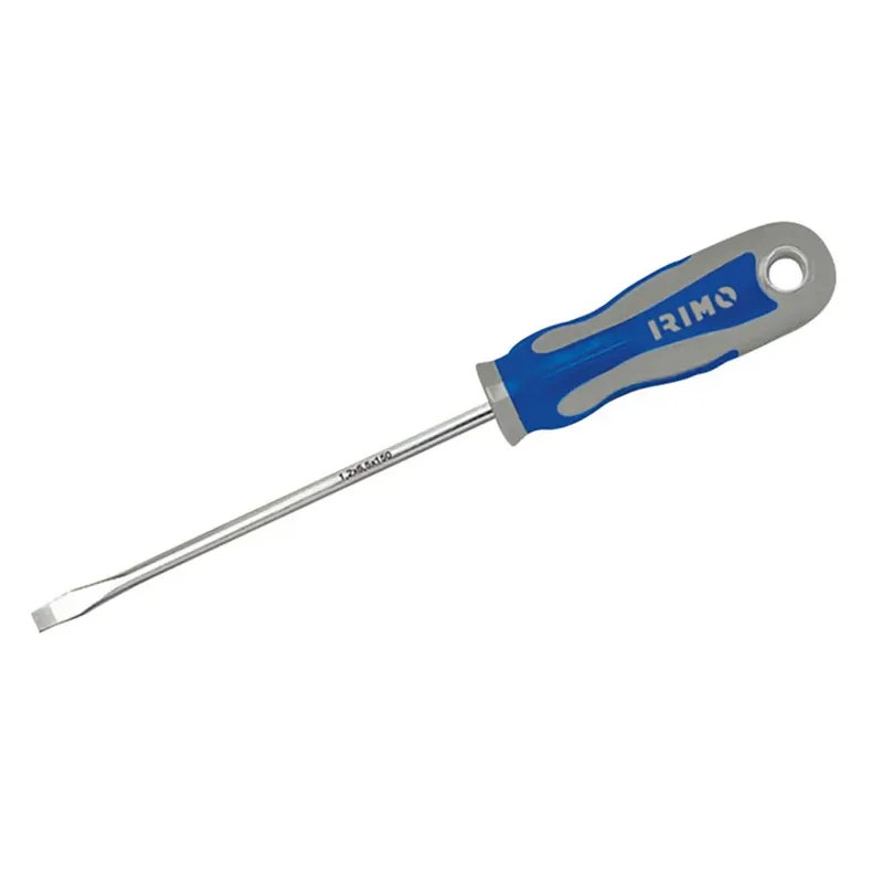 Flat Mouth Screwdriver Bi-material 08x4x100 Mm Platte Schroevendraaier by Irimo – product image