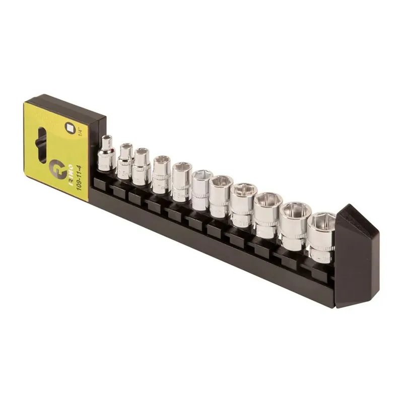 Irimo 1/4 Dopsleutelset In Rail 11 Stukken van Irimo – productafbeelding