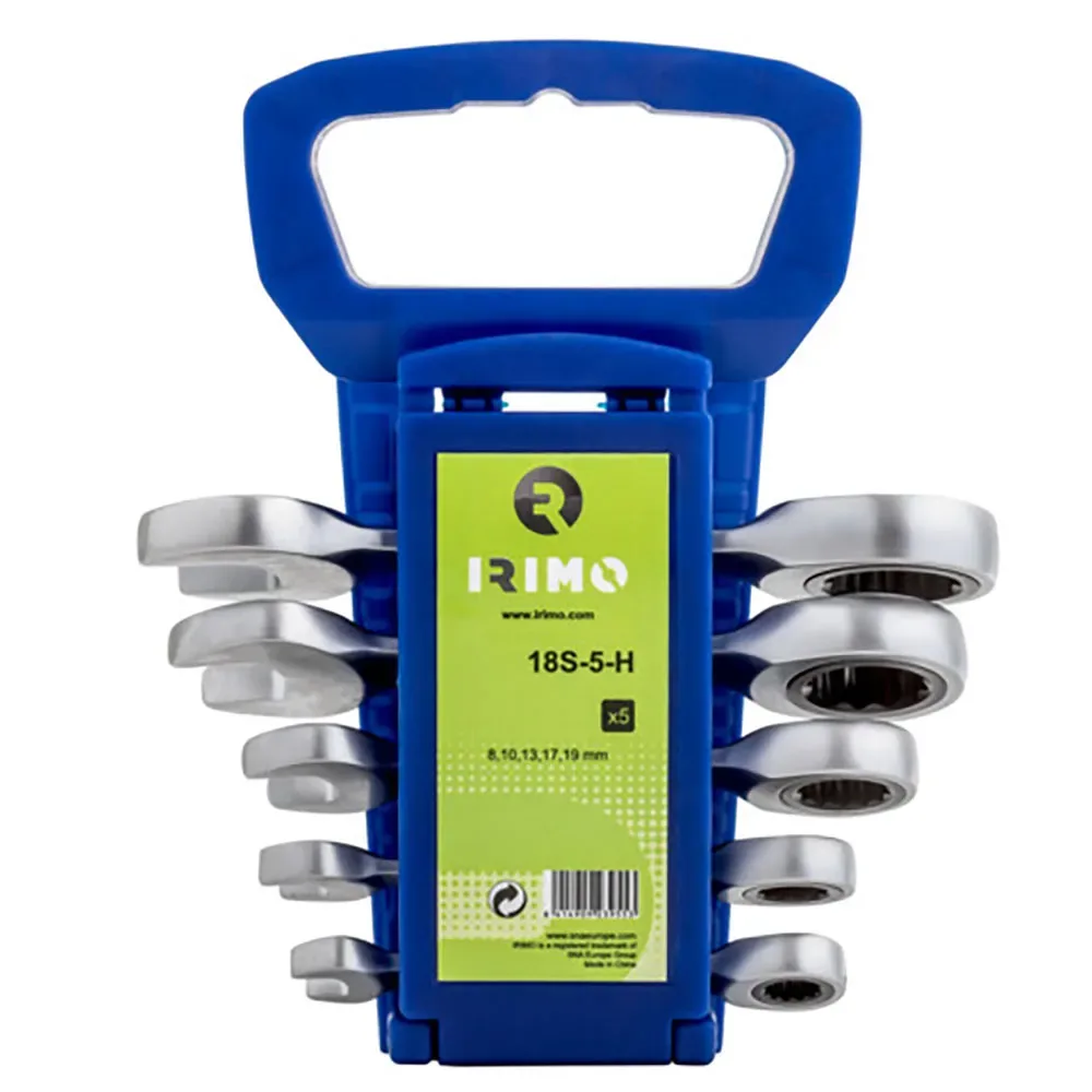 Set Of 5 8-19 Mm Combinatiesleutelset Met Ratel de Irimo – image du produit