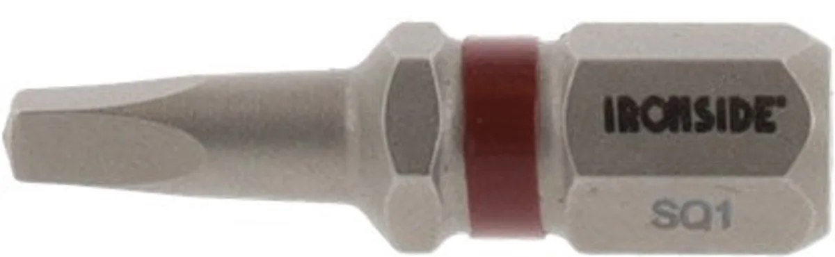 BITS 1/4 25MM SQ1-S2 - 10 ST de Ironside – image du produit