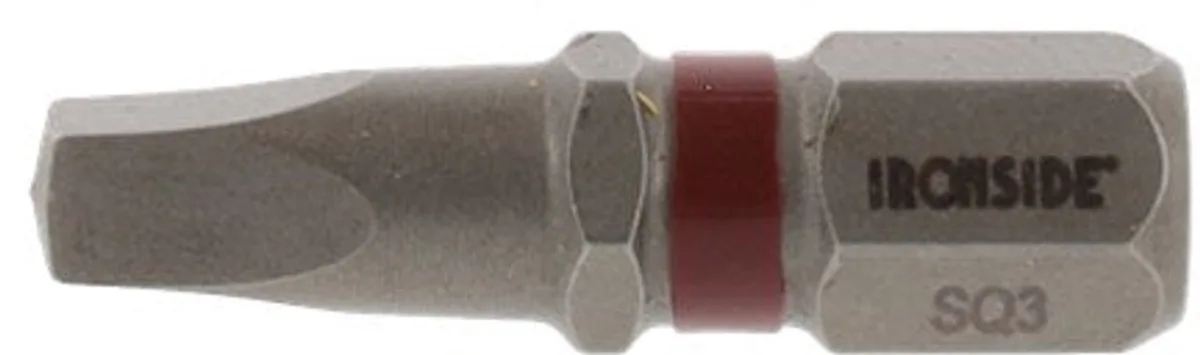 BITS 1/4 25MM SQ3-S2 - 10 ST från Ironside – produktbild