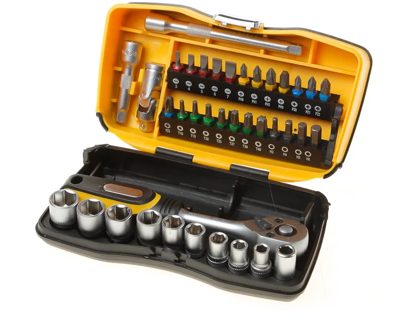 Bits-doppenset 1/4" 39delig van Ironside – productafbeelding