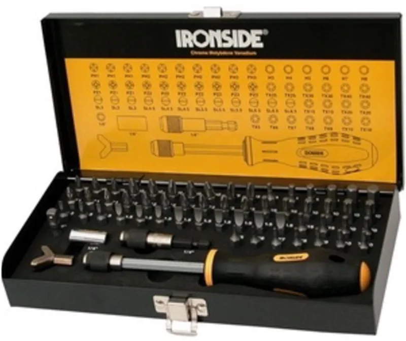 Bitset 60-delig PH+PZ+HEX+TX+SL van Ironside – productafbeelding