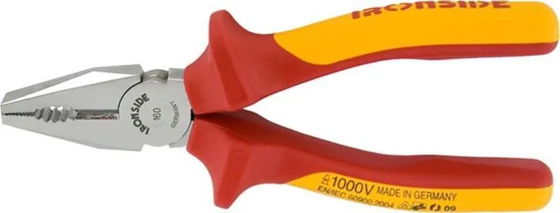 Combinatietang VDE 2-componenten handvat 160mm van Ironside, Wit – productafbeelding