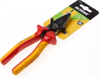 Combinatietang VDE 2-componenten handvat 180mm fra Ironside, Rød – produktbillede 1 af 2