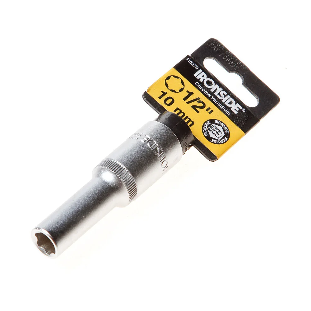 Dop verlengd 1/2" 10mm (m6) van Ironside – productafbeelding
