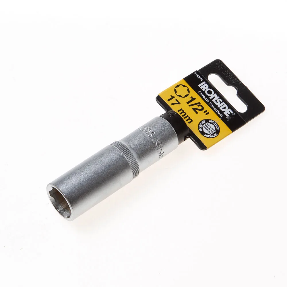 Dop verlengd 1/2" 17mm (m10) fra Ironside – produktbillede