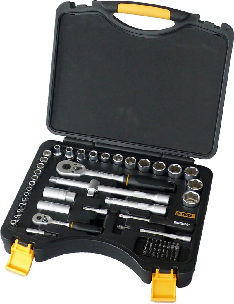 Doppenset 70-delig 1/4+1/2 - 1871356 von Ironside, Silber – Produktbild