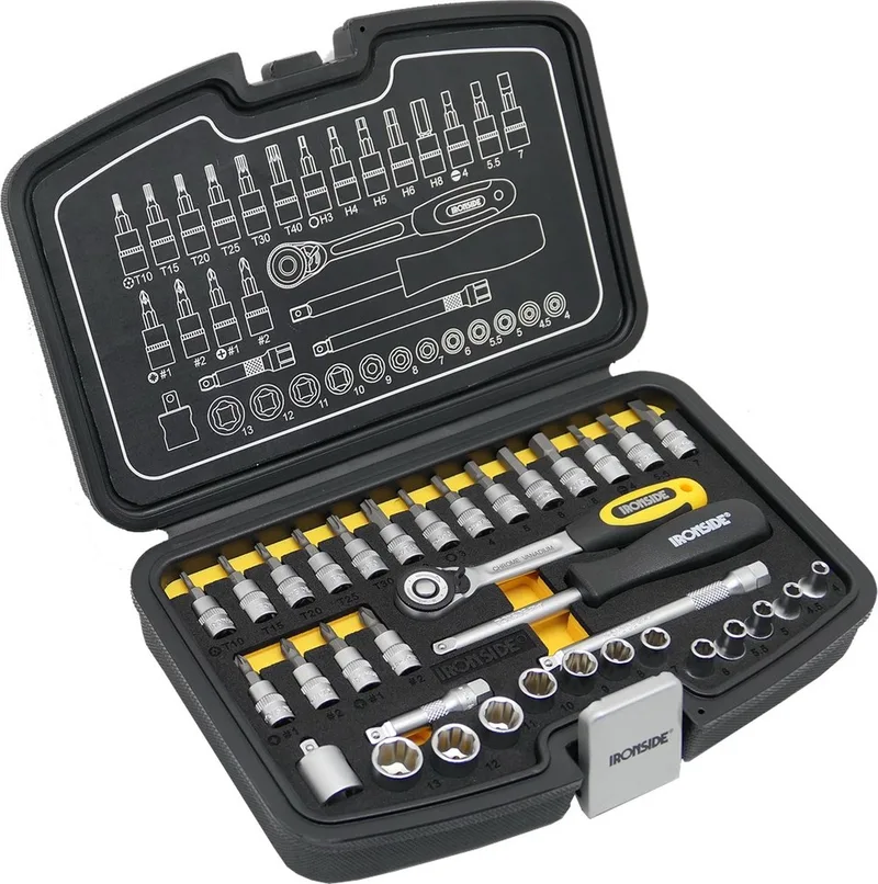 Doppenset Chr.Mat 1/4'' 35 -Delig - 1871352 de Ironside, Jaune – image du produit