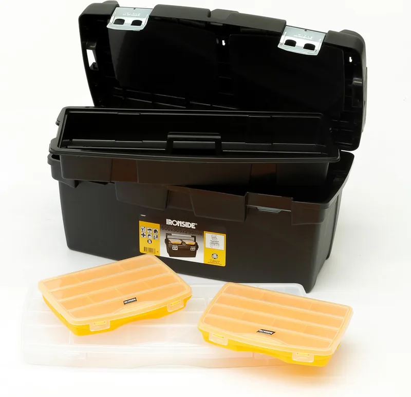 Gereedschapskoffer Large 60 x 31 x 30cm van Ironside, Wit – productafbeelding