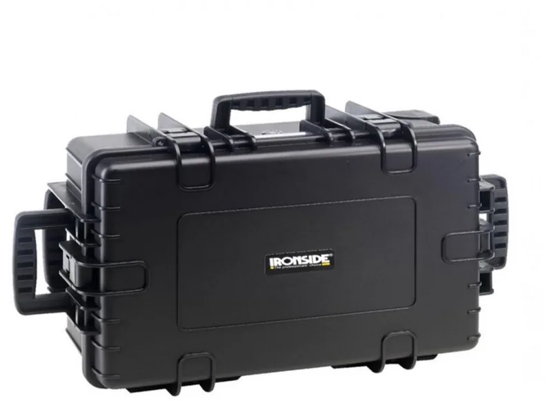 Gereedschapskoffer Trolley Loodgieter XXL 69 pcs (zonder tools) — trolley gereedschapskoffer waterdicht schokbestendig 2 wielen von Ironside, Schwarz – Produktbild