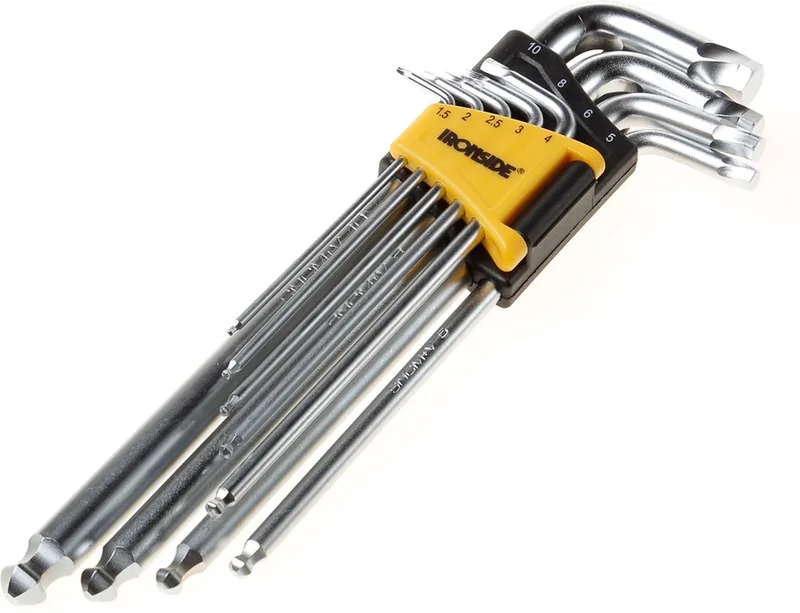Inbussleutelset 9-Delig Rescue - 1882578 von Ironside, Silber – Produktbild