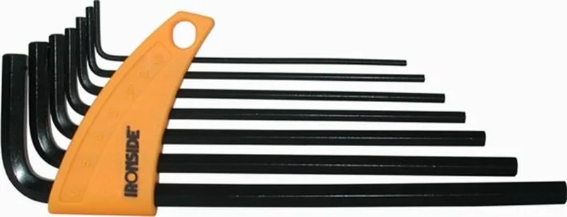 Inbussleutelset met houder 7-delig by Ironside, Black – product image