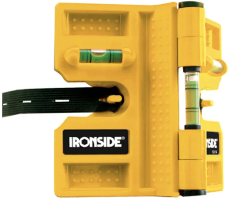 Instelbaar Magnetisch Waterpas 3 libellen — waterpas magnetisch verstelbaar 3‑libellen, instelbare waterpas - instelbaar magnetisch waterpas 3 libellen, waterpas magnetisch verstelbaar, Ironside waterpas 3‑libellen by Ironside, Yellow – product image
