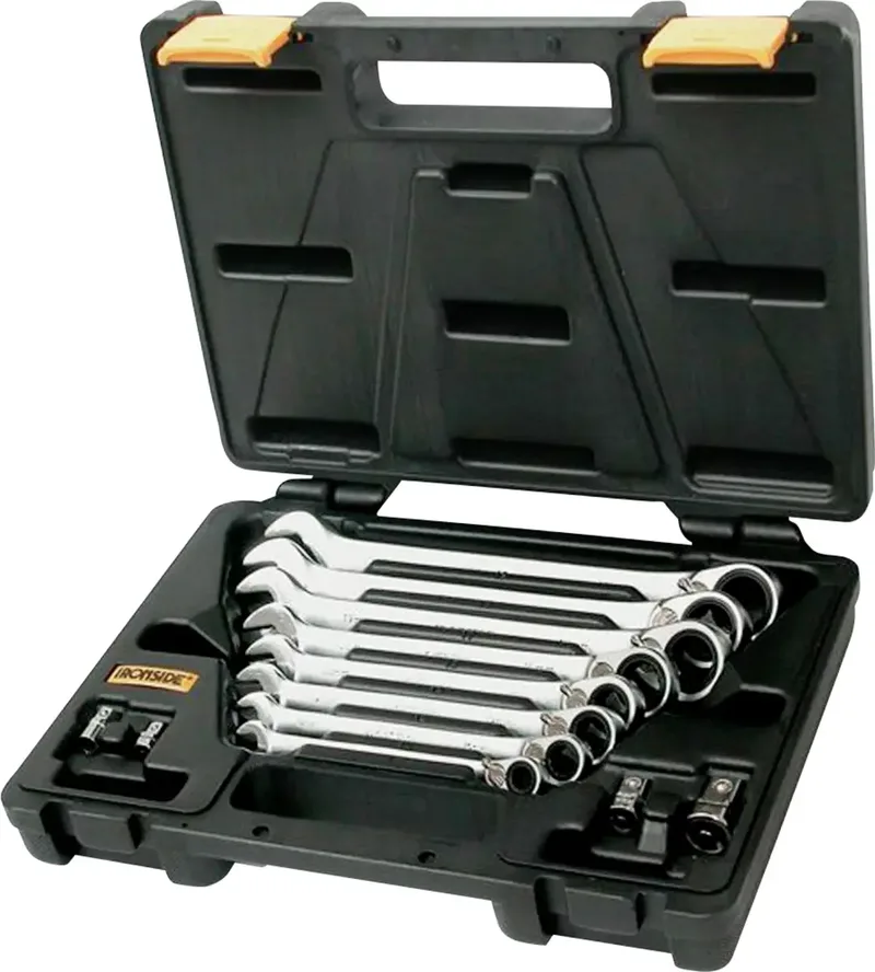 IRONSIDE 117335 Ring-Ratschenschlüssel-Satz Schlüsselweite (Metrisch) 8 - 19 mm von Ironside – Produktbild