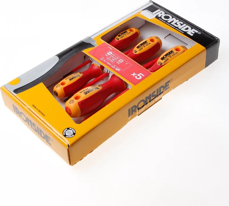 Ironside 120504 Schroevendraaierset - 5 delig van Ironside, Wit – productafbeelding