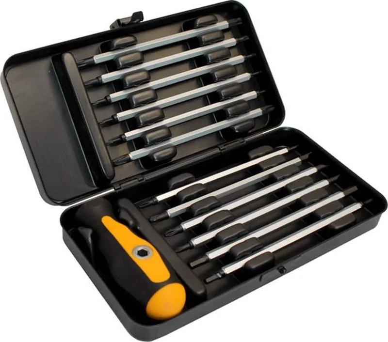 Ironside 120516 Schroevendraaierset - 13 delig van Ironside, Zwart – productafbeelding