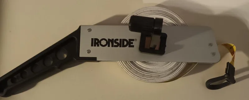 Landmeter - Meetlint - 20 Meter de Ironside, Jaune – image du produit
