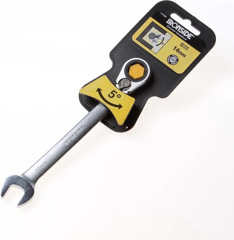 Ratelsleutel 14mm de Ironside, Jaune – image du produit