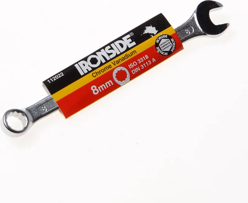 Ring-/steeksleutel 8MM van Ironside – productafbeelding