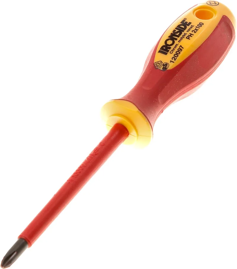 Schroevendraaier Electricien PH-2 2-Comp VDE - 1872097 de Ironside, Blanc – image du produit
