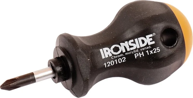 schroevendraaier stubby ph-1 van Ironside, Wit – productafbeelding