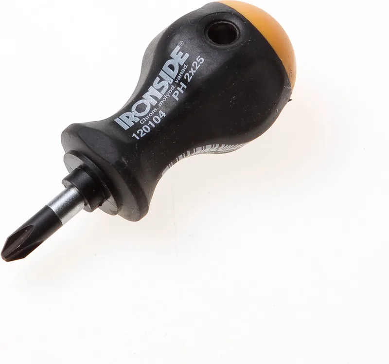 schroevendraaier stubby ph-2 van Ironside, Wit – productafbeelding