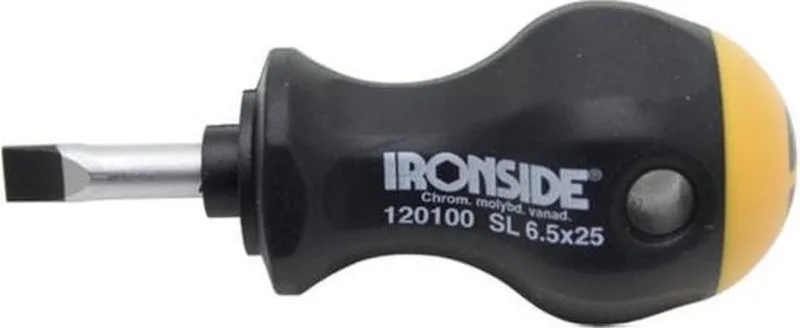 Schroevendraaier stubby zaagsnede 6.5 x 25mm by Ironside, White – product image