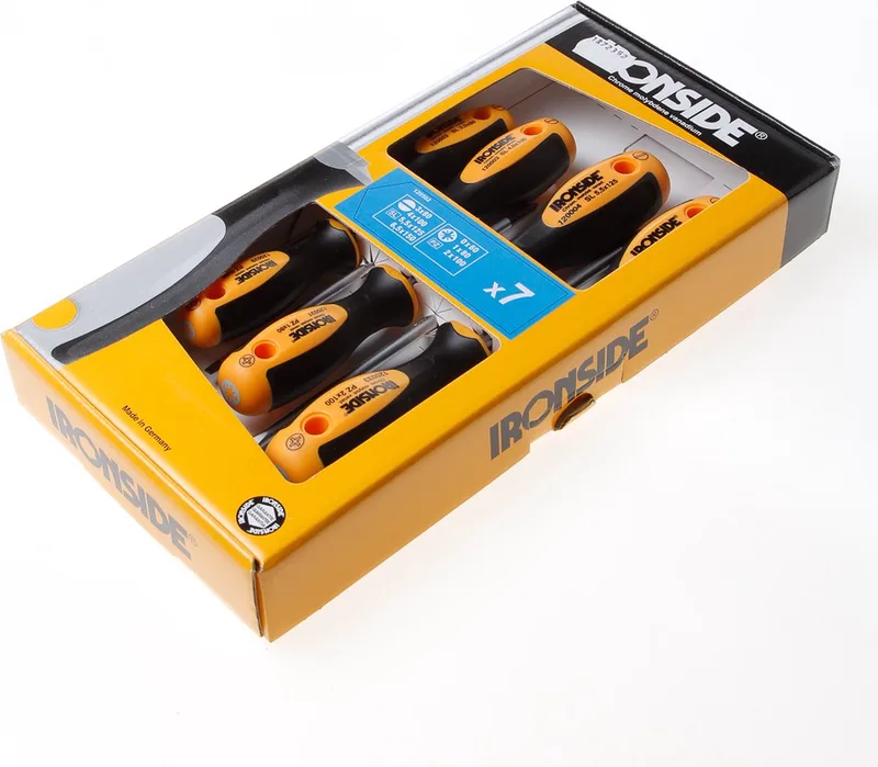 Schroevendraaierset - 7 delig de Ironside, Noir – image du produit