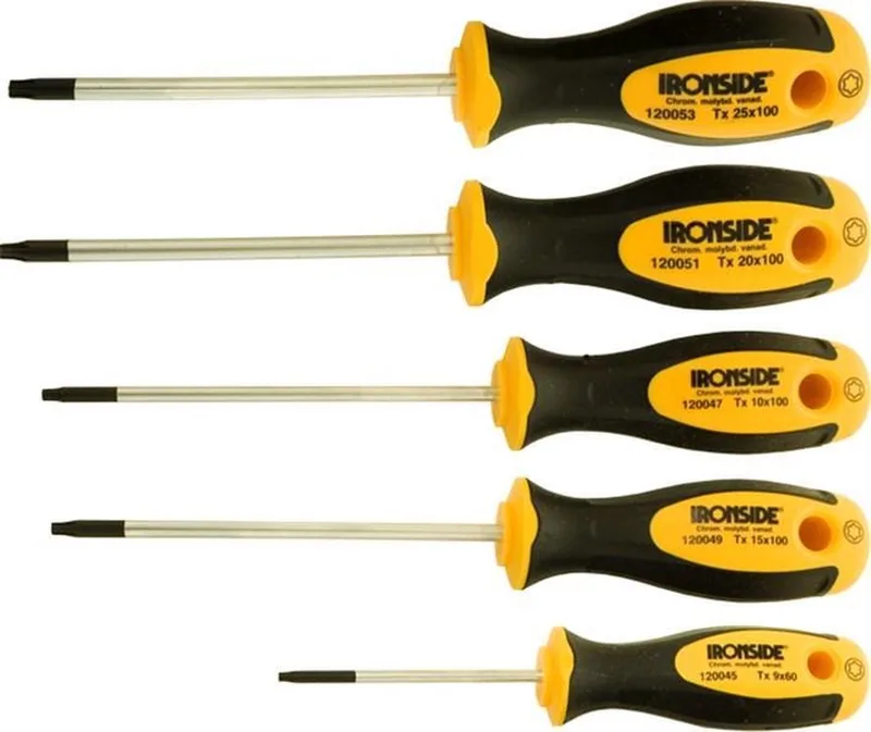 Schroevendraaierset torx 5-delig by Ironside, White – product image