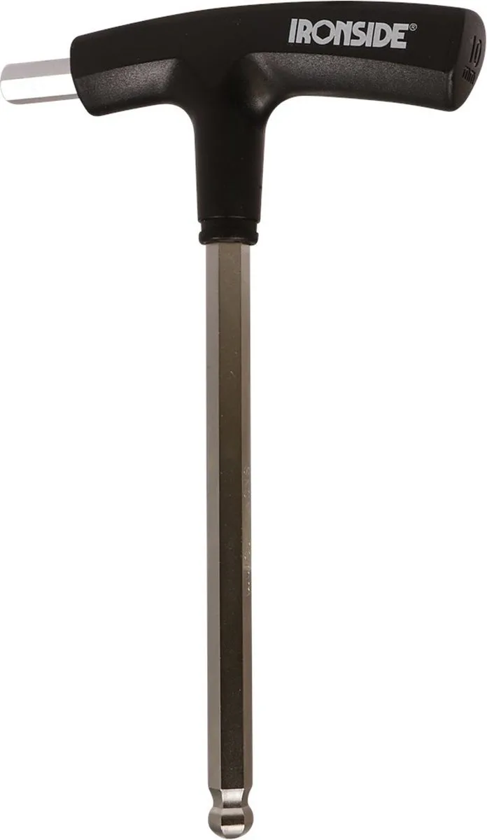 Stiftsleutel T-Greep Inbus 10.0mm - 1872243 von Ironside, Schwarz – Produktbild