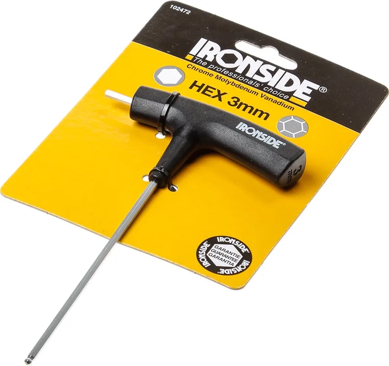 Stiftsleutel T-Greep Inbus 3.0mm - 1872238 by Ironside, Grey – product image
