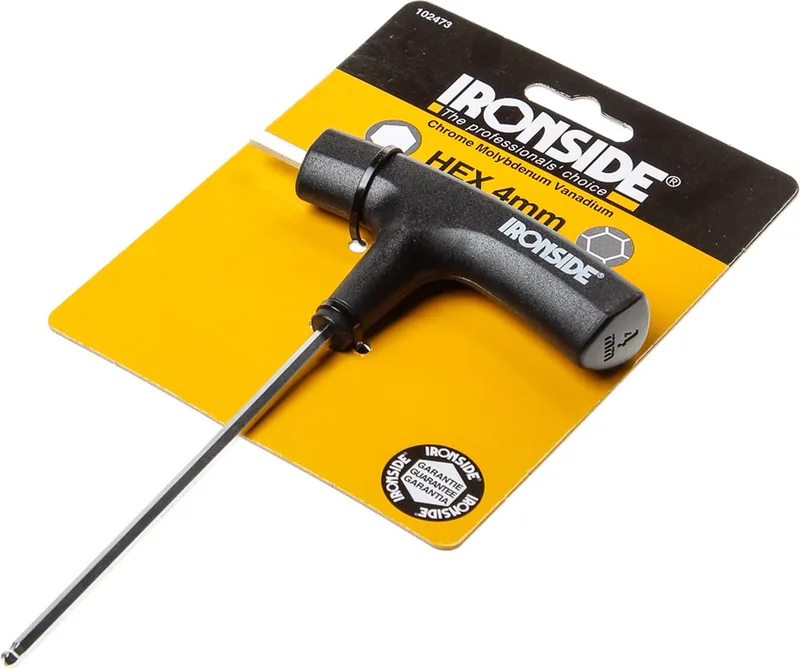 Stiftsleutel T-Greep Inbus 4.0mm - 1872239 by Ironside, Black – product image