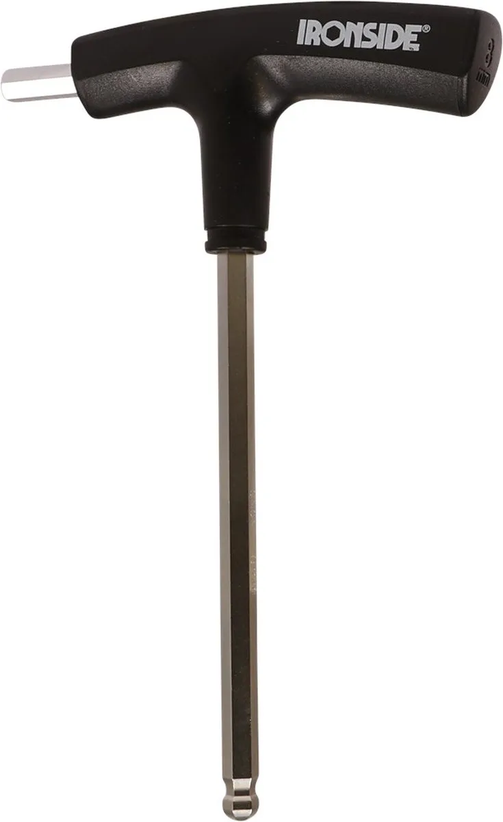 Stiftsleutel T-Greep Inbus 8.0mm - 1872242 by Ironside, Black – product image