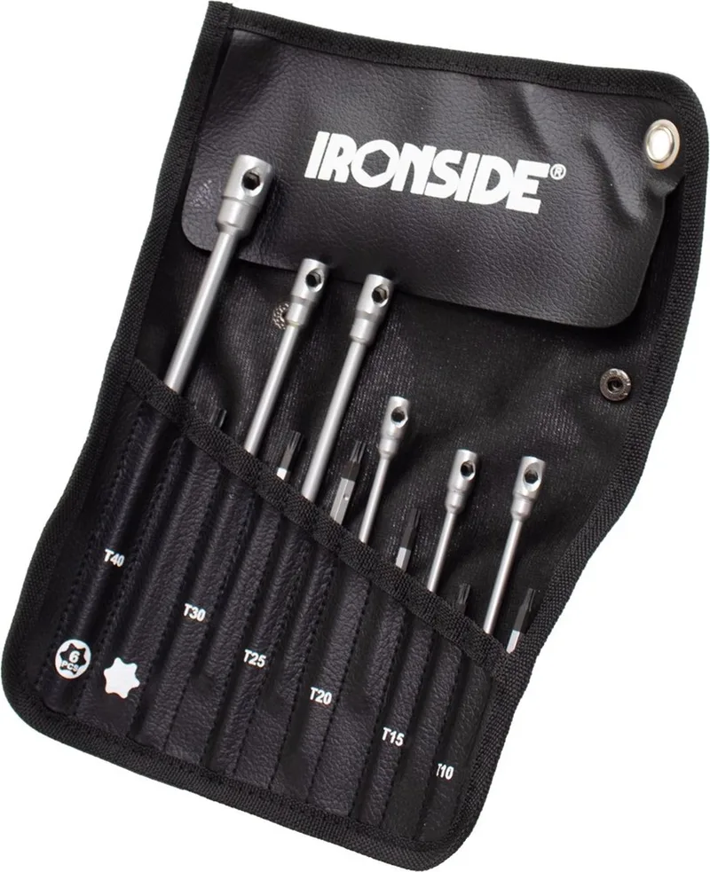 Stiftsleutel TX 6-delig in Foudraal T10-T40 -1871219 de Ironside, Argent – image du produit