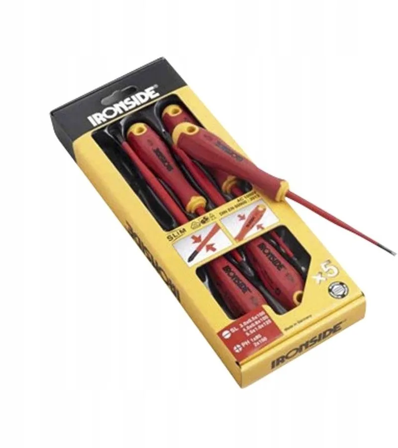 VDE Slim Schroevendraaierset 5 Delen by Ironside – product image