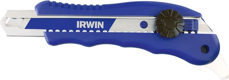 Afbreekmes voor tapijtleggers 18 mm - Snijgereedschappen van Irwin, Blauw – productafbeelding