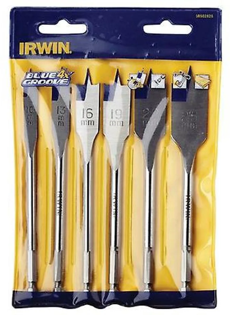 Blue Groove Speedboor 4x, 6-delige set: 10/13/16/19/22/25 mm - 10502826 de Irwin – image du produit