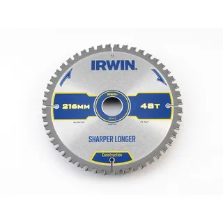 Cirkelzaagblad T.C.T 216mm/48T- asgat 30mm von Irwin – Produktbild 1 von 3