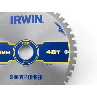 Cirkelzaagblad T.C.T 216mm/48T- asgat 30mm von Irwin – Produktbild 3 von 3