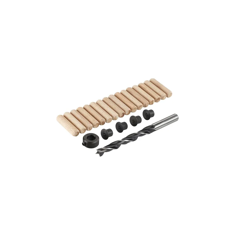 DeuvelSet 22PCS, 16 deuvels 10mm, houtboor 10mm, 4 centreerpunten, 1 dieptestop fra Irwin – produktbillede 2 af 2