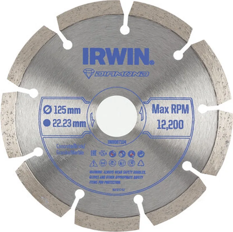 diamantzaagblad voor haakse slijper by Irwin – product image